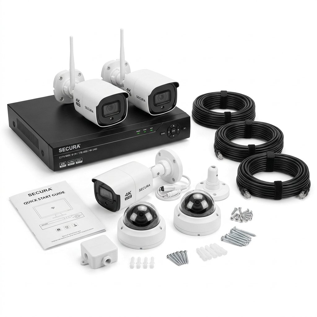 Complete CCTV security camera package